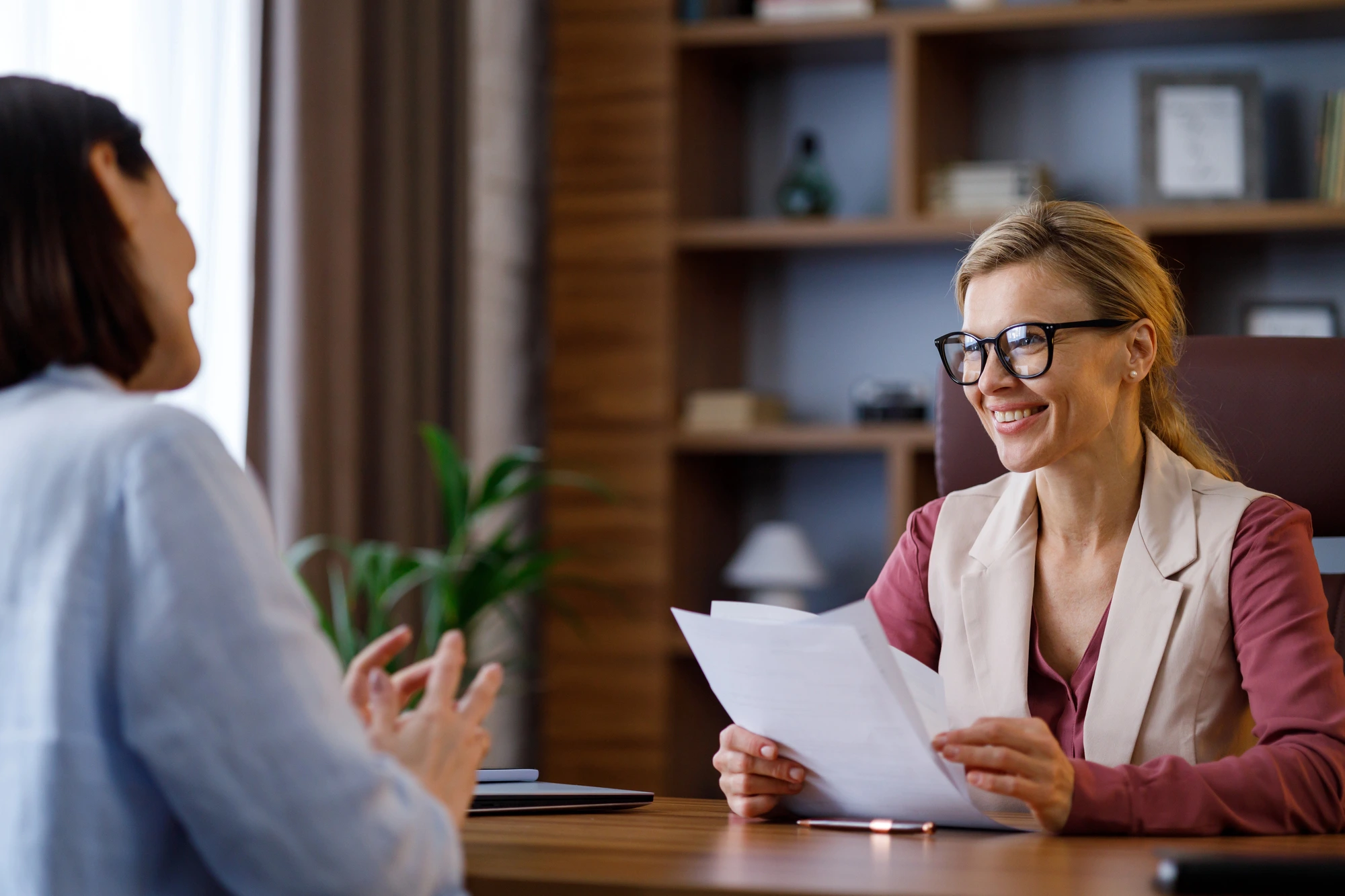 recruiter and candidate veterinary staffing agency